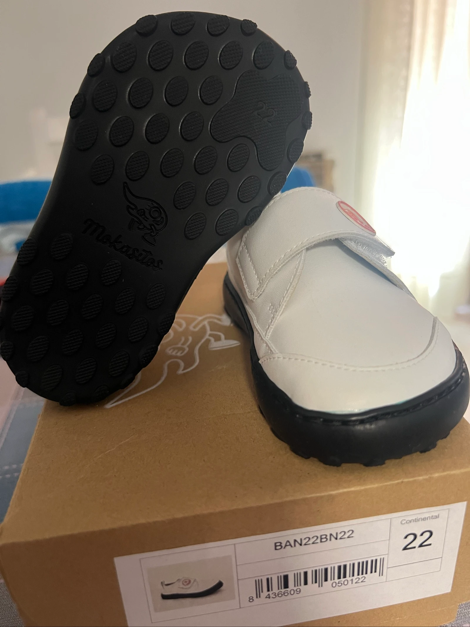 Mocassins brancos tamanho 22 – photo 3